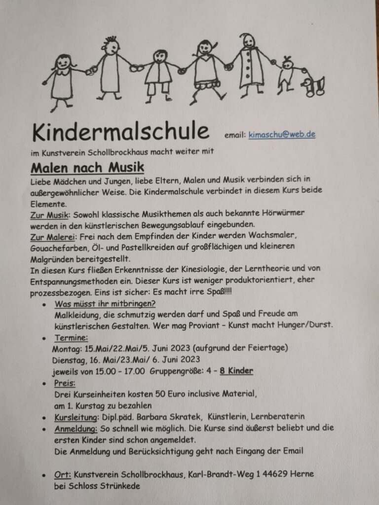 Read more about the article Kurs: Kindermalschule