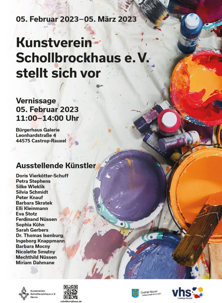 Read more about the article 05.02-05.03.2023 – Kunstverein Schollbrockhaus stellt sich vor